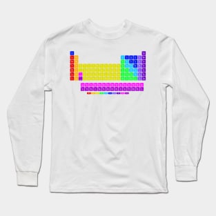 Bright Periodic Table Long Sleeve T-Shirt